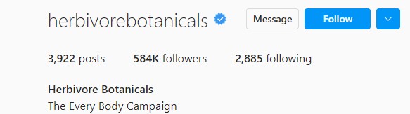 Herbivorebotanicals on Instagram with 584k Followers